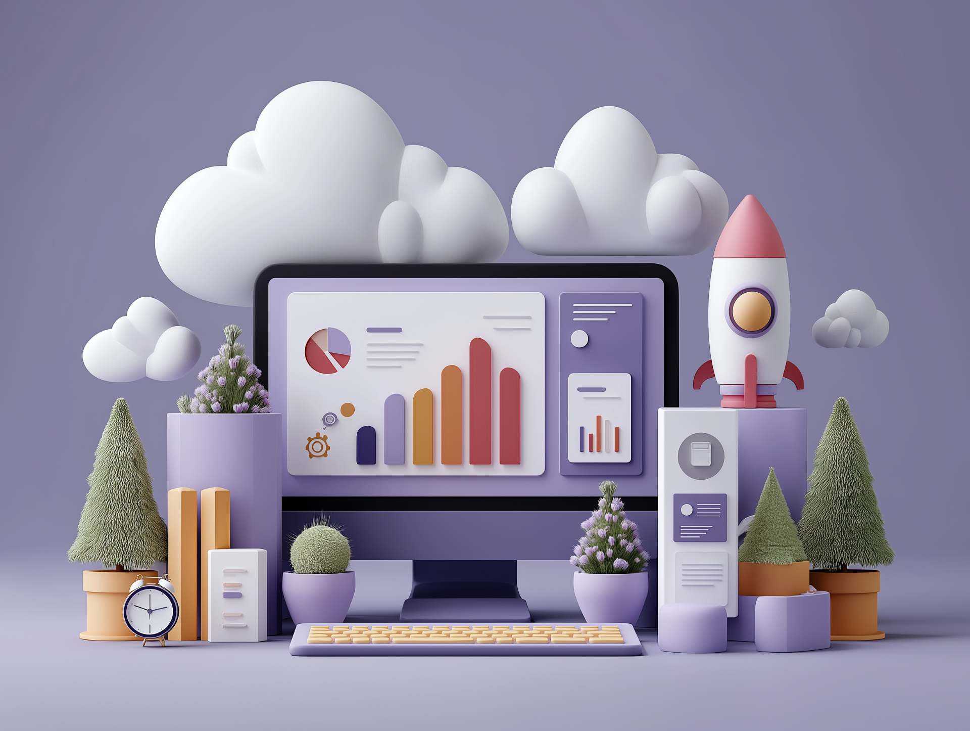 Modern SME website with strong branding, clear CTAs, and mobile-first design